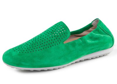 ELENA EDEN Slipper aus weichem Veloursleder mit luftiger Perforation 
