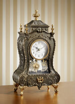 Spieluhr in antiker Verkleidung BRAUN-GOLD