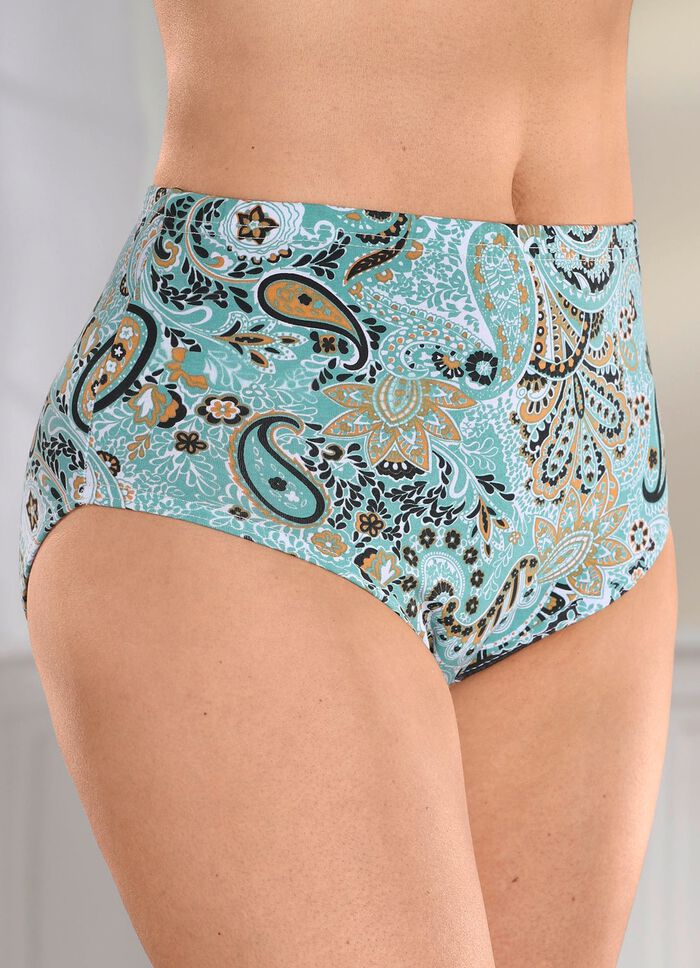 F&uuml;nferpack Slips mit buntem Druckdessin 