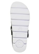 Sommerliche Damen-Clogs, aus Leder 