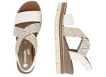 Remonte Sandalette mit Flechtdurchzügen HELLBEIGE-SAND