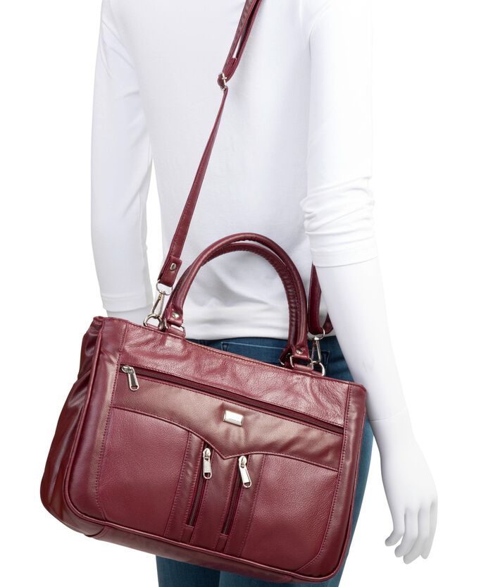 Laurina, Tasche, Damen, mit abnehmbarem, verstellbarem Umhängeriemen BORDEAUX