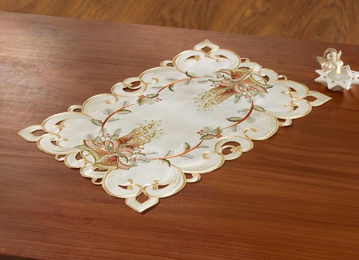 Festlich bestickte Tisch- und Raumdekoration MULTICOLOR