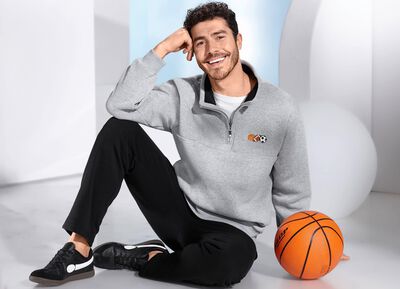 Freizeitset mit kurzem Rei&szlig;verschluss 