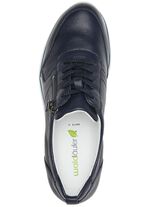 Waldl&auml;ufer, bequeme Damen-Sneaker, Weite H, mit herausnehmbarem Fu&szlig;bett NACHTBLAU