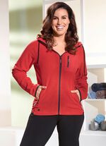 Fleecejacke von „LPO“ HELLROT