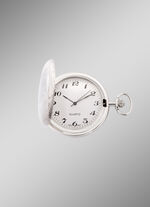 Quartz-Taschenuhr mit Metallgehäuse 