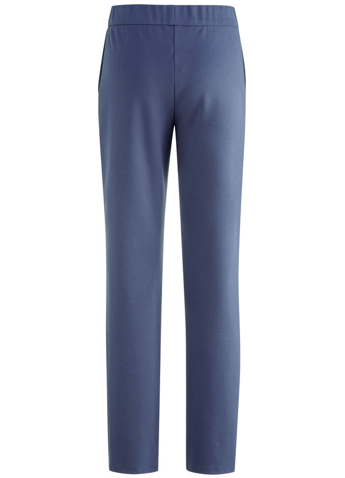 Hose in bequemer Schlupfform JEANSBLAU