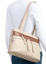 Laurina, Tasche, Damen, aus Leder BEIGE-BRAUN