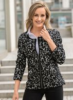 Strickjacke in Jacquard-Dessin 