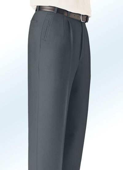 "Klaus Modelle"-Hose mit seitlichen Paspeltaschen in 5 Farben 