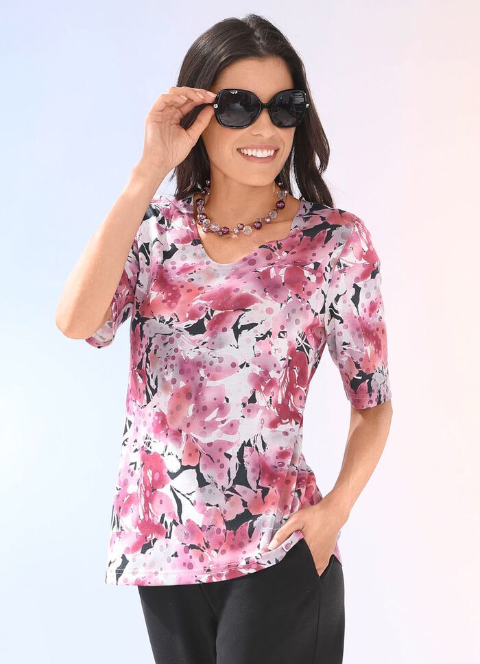 Shirt in Floraldessin 