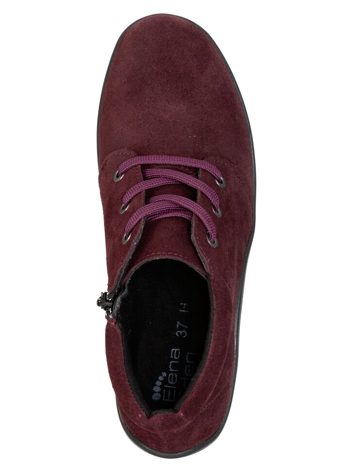 ELENA EDEN, bequeme Damen-Boots, Weite H, mit herausnehmbarem Fußbett BORDEAUX