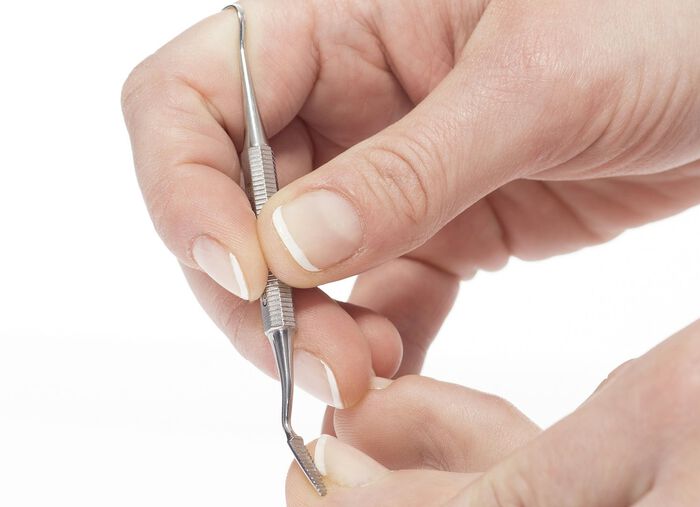 Eckenfeile von Canal aus rostfreiem Edelstahl 