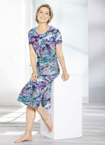 Hauskleid mit farbbrillantem Inkjet-Druck 