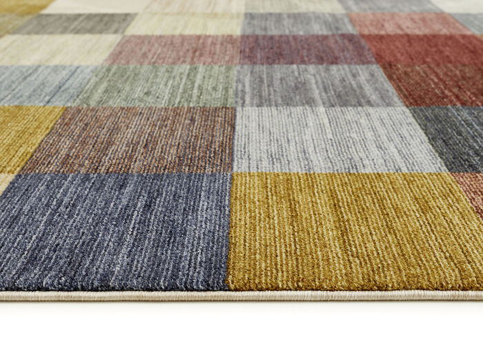 Moderne Brücken und Teppiche mit Karo-Dessin 