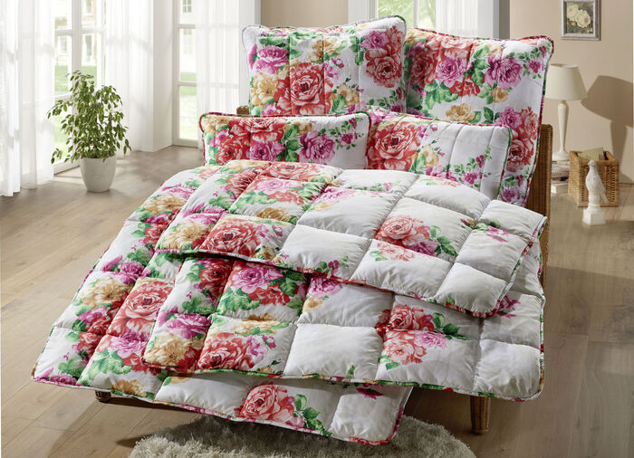 Bettwaren-Set, 2-teilig, f&uuml;r samtweiche Tr&auml;ume ohne Bettw&auml;sche CREME