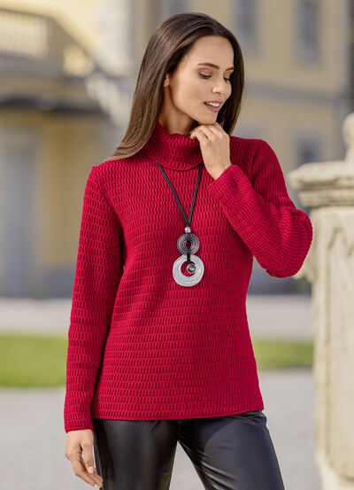 Pullover mit Struktur 