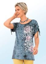 Shirt in angesagter Batik-Optik in 2 Farben GRAU