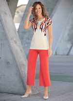 Shirt mit Strass- und Pl&auml;ttchenzier 