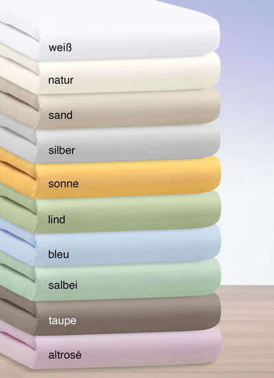 Hochwertige Elastic-Mako-Feinjersey-Spannbetttücher 