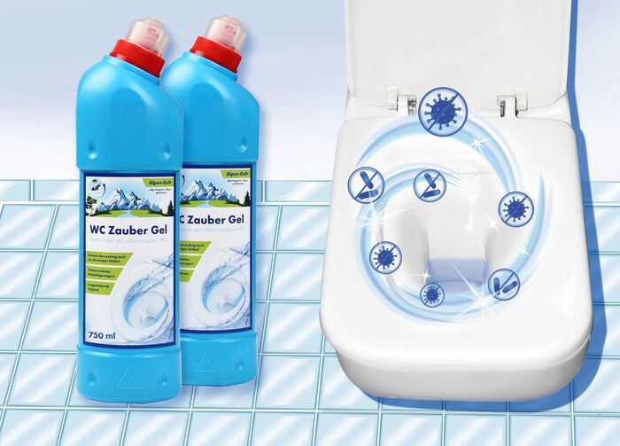 Captain Clean WC-Zaubergel 2tlg 