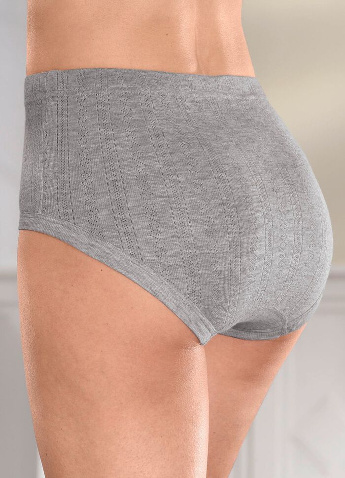 F&uuml;nferpack Slips mit Jacquard-Dessin 