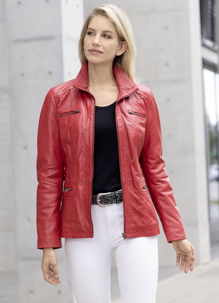 Lederkurzjacke von „Caminari“ 