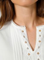 Schlupfbluse mit R&uuml;schen 