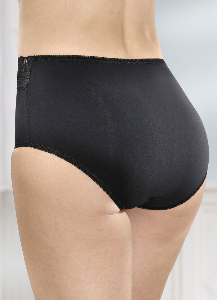 Viererpack Slips mit Elastikspitze 