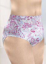 Fünferpack Slips mit Paisley-Dessin 