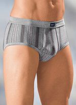 F&uuml;nferpack Slips aus Feinripp mit Eingriff 