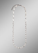 Halskette aus Titan mit synth. Zirkonia 