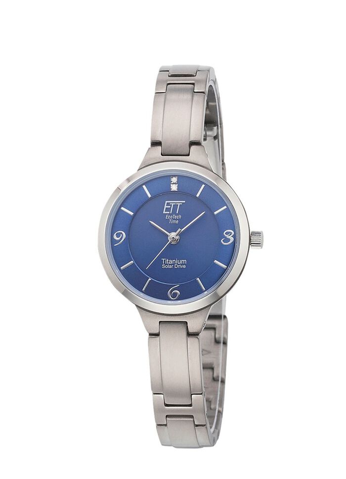 ETT-Solar-Damenuhr mit Quarzuhrwerk 