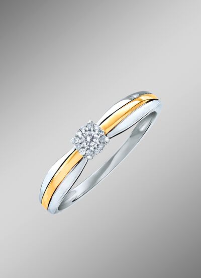 Damenring mit Brillanten 