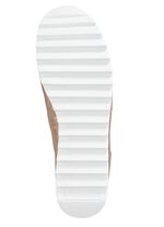 Waldl&auml;ufer Schn&uuml;r-Sneaker aus effektvoll gepr&auml;gtem Nubukleder 