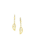 Ohrringe aus Gold mit Zirkonia 