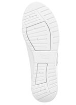 ELENA EDEN Sneaker aus Nappaleder WEISS-SILBER