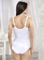 Sanft formendes Naturana Hosenkorselett WEISS