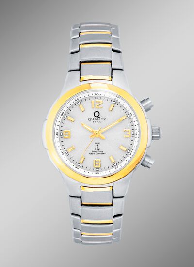 Elegante Funk-Solar-Damenuhr der Marke Quality Time 