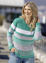 Pullover in Mustermix 