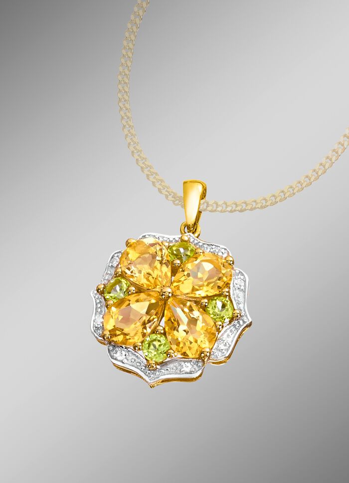 Anh&auml;nger im Blumen-Design 