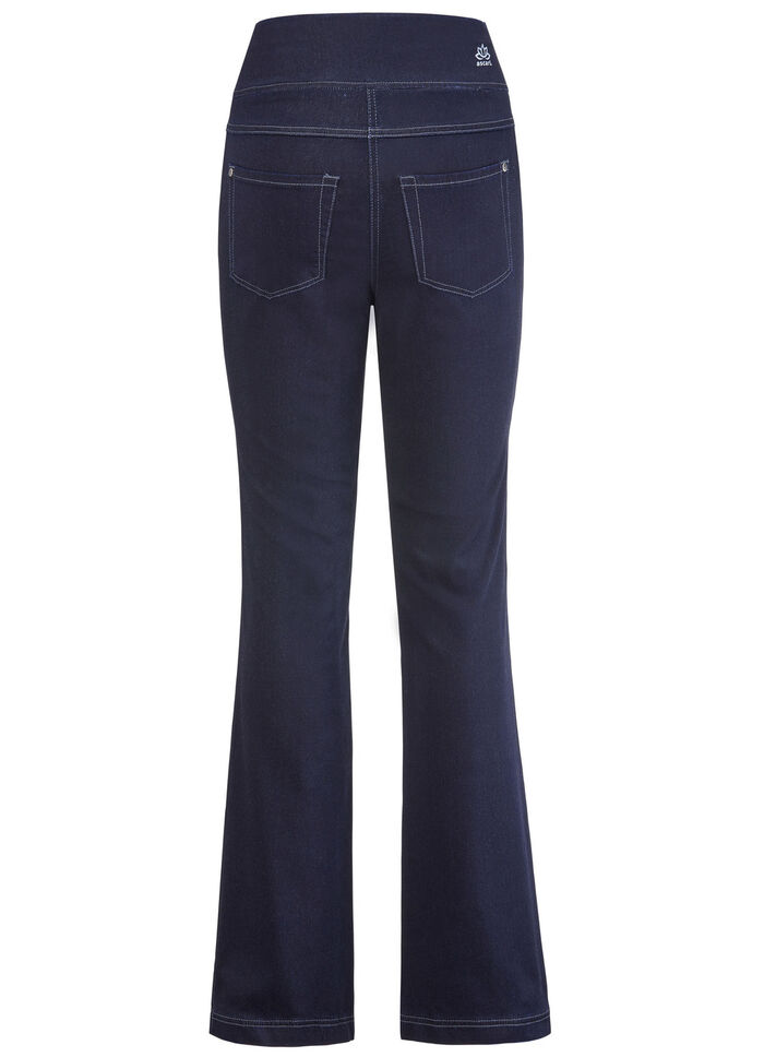 Yoga-Jeans mit ausgestellter Fußweite  