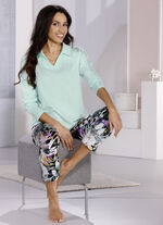 Schlafanzug mit Umlegekragen  