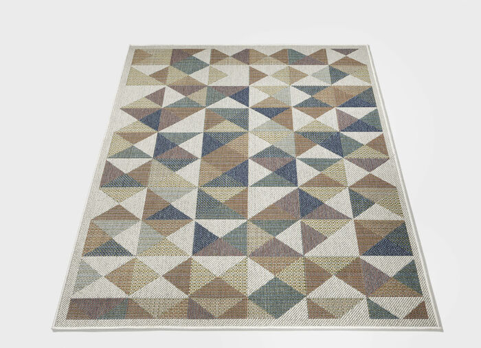 Strapazierfähige Teppiche für den Innen- und Außenbereich  KÄSTCHEN