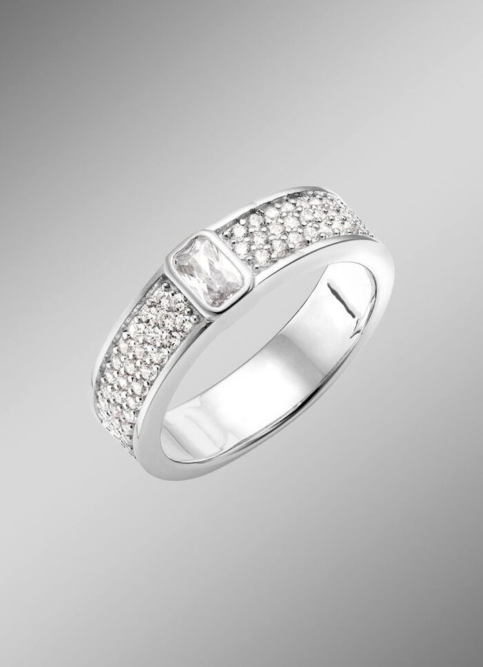 Damenring mit Zirkonia 