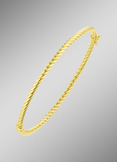 Gedrehter Armreif mit Steckschloss  Gedrehter Armreif mit Steckschloss