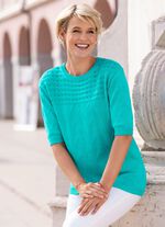 Pullover in Mustermix T&Uuml;RKIS