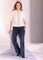 Strickjacke mit Baumwolle 