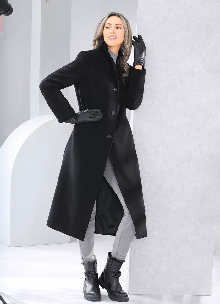 Mantel mit Knopfleiste 